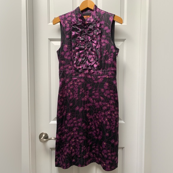 TORY BURCH 💯 silk purple dress - Picture 10 of 10